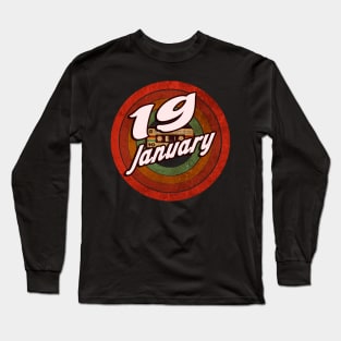 19 January Long Sleeve T-Shirt